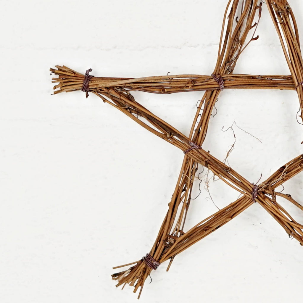 10IN ANGLE VINE TWIG STAR