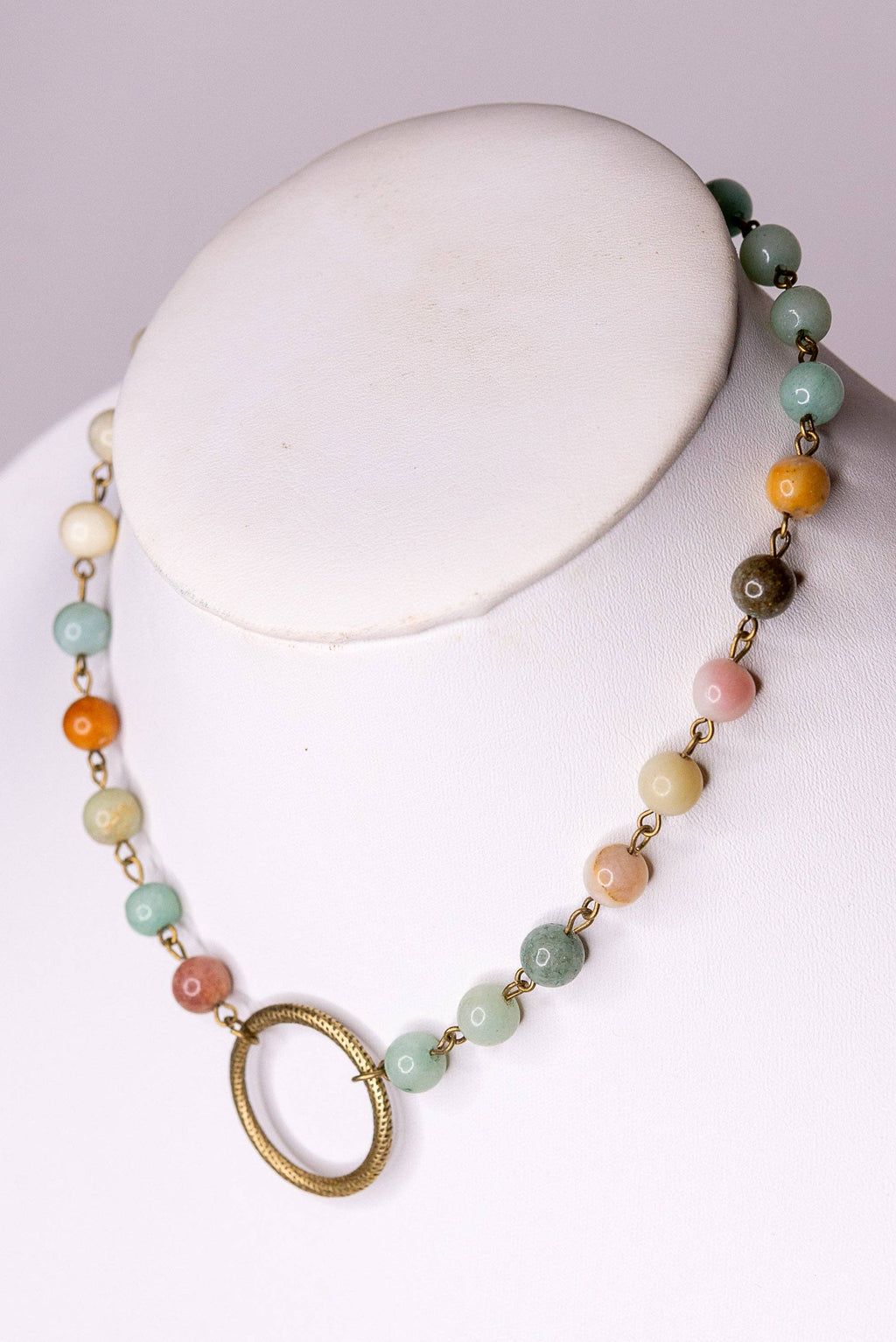 Shay Necklace in Amazonite