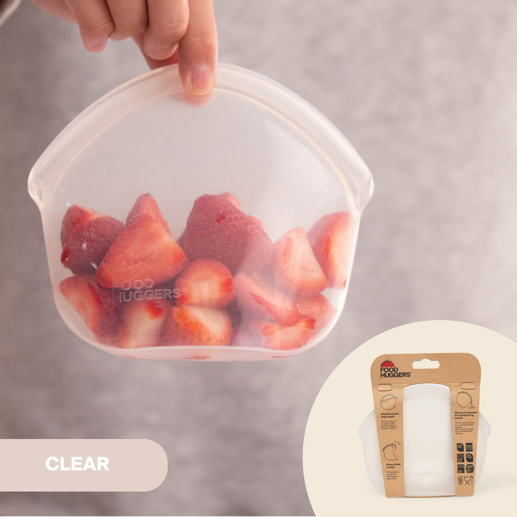 Reusable Silicone Storage Bag – Clear (400ml)