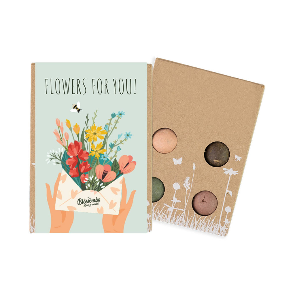 Mini Wildflower Seed Box – Flowers For You Gift Set