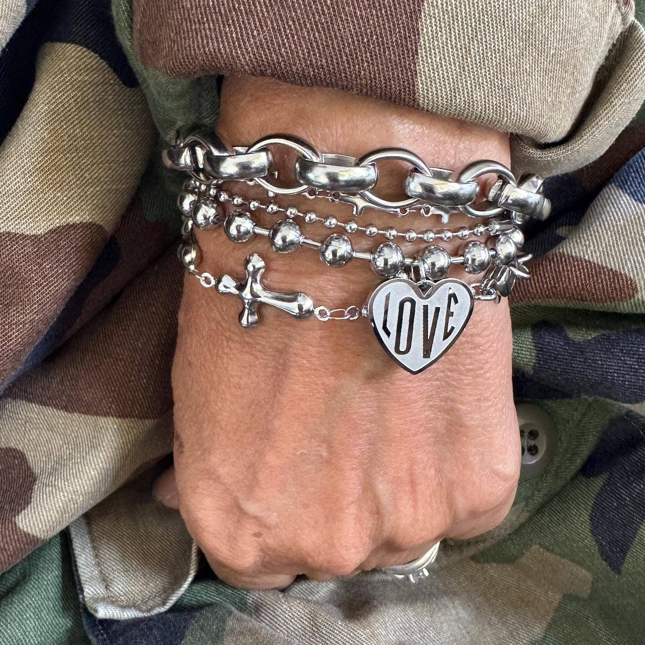 Cross Chain Bracelet