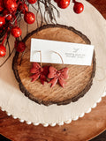 The Bow Set- Polymer Clay Hoop Earrings