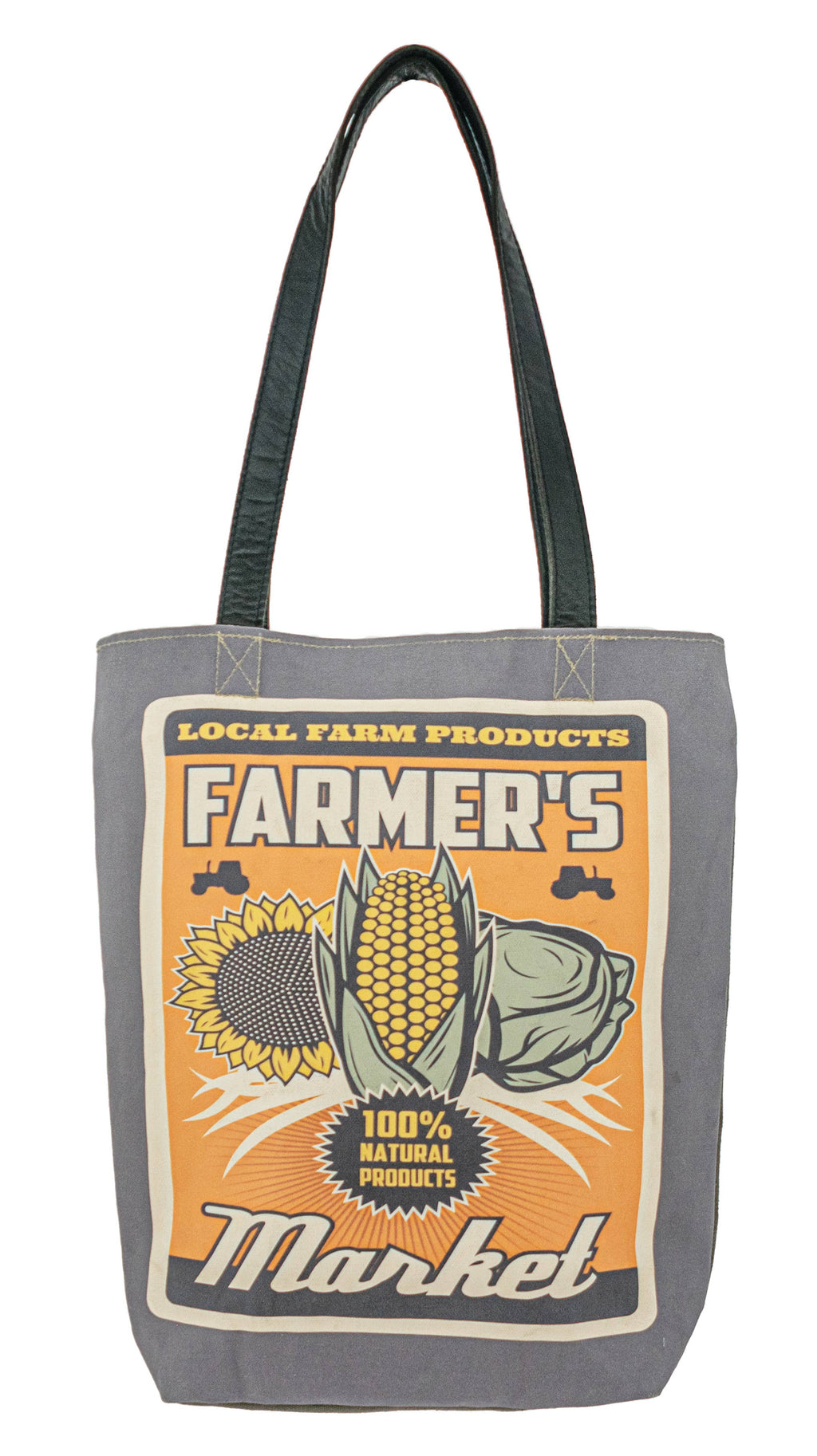 Farmer's Market Recycled Military Tent Tote
