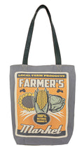 Farmer's Market Recycled Military Tent Tote