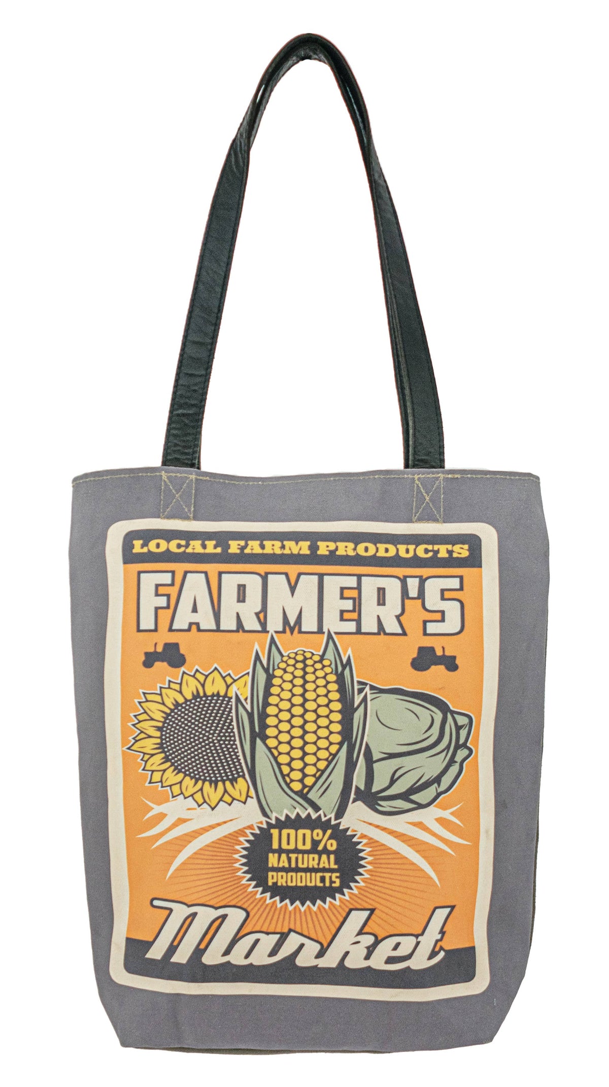 Farmer's Market Recycled Military Tent Tote