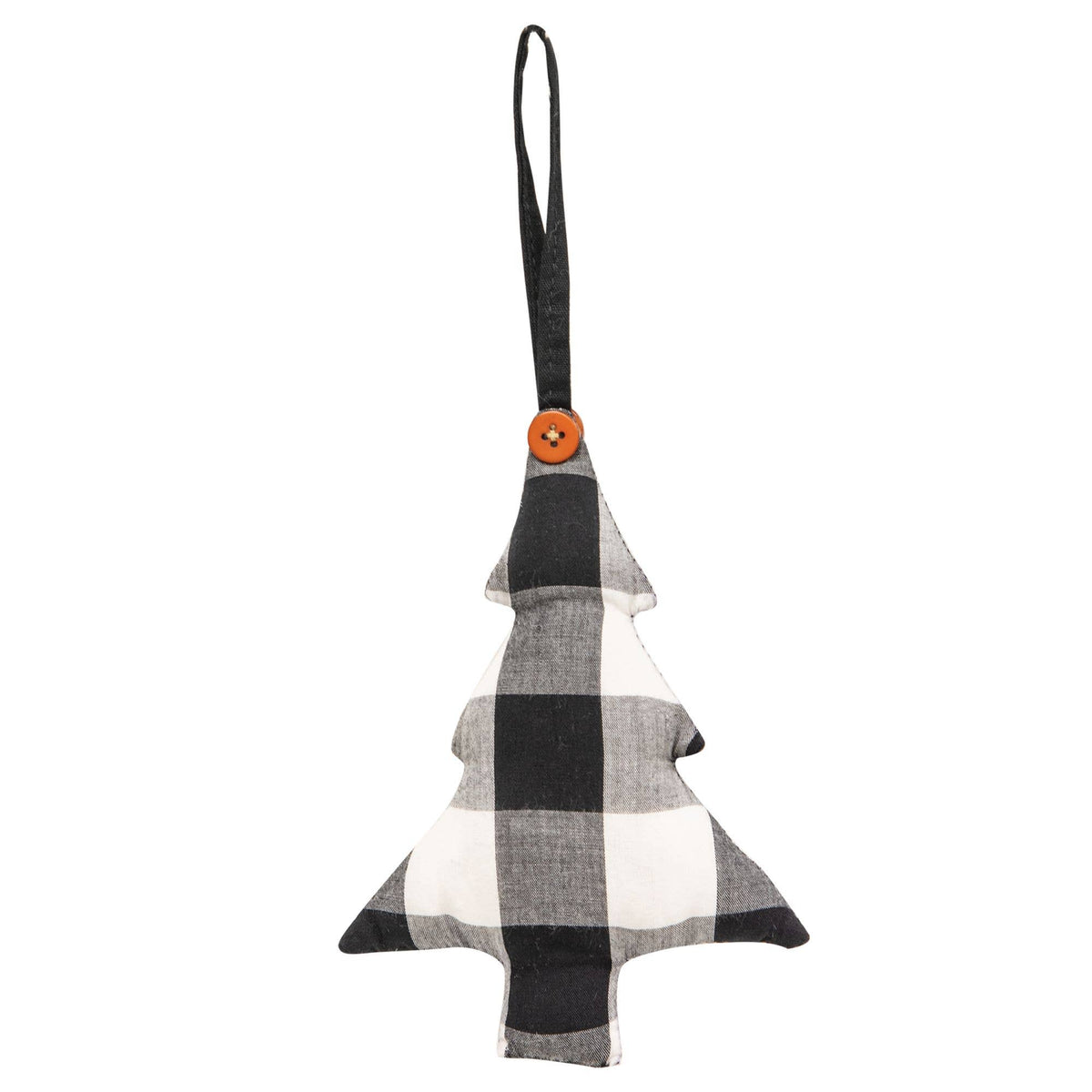 Black & White Buffalo Check Tree Ornament