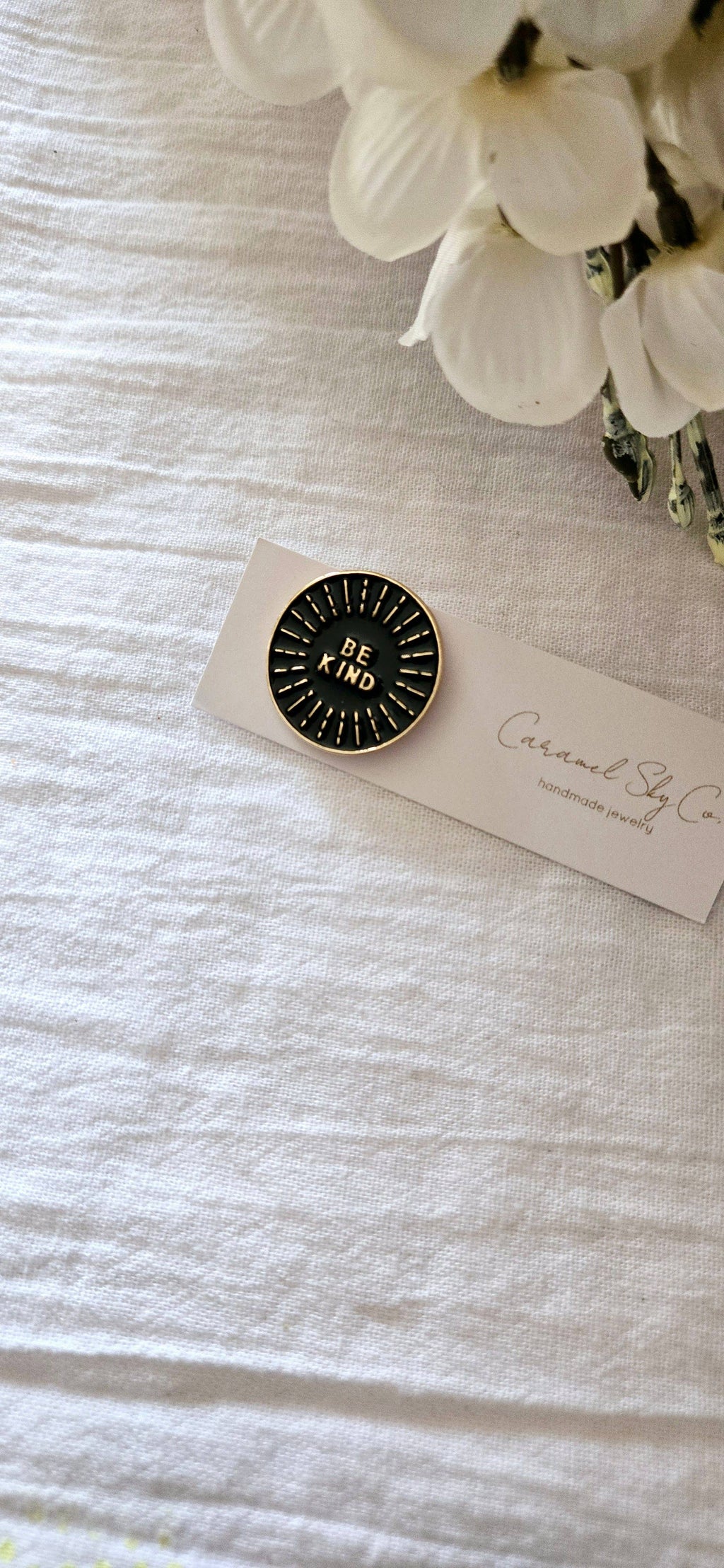 Be Kind Enamel Pin, Lapel Pin, Christian Jewelry