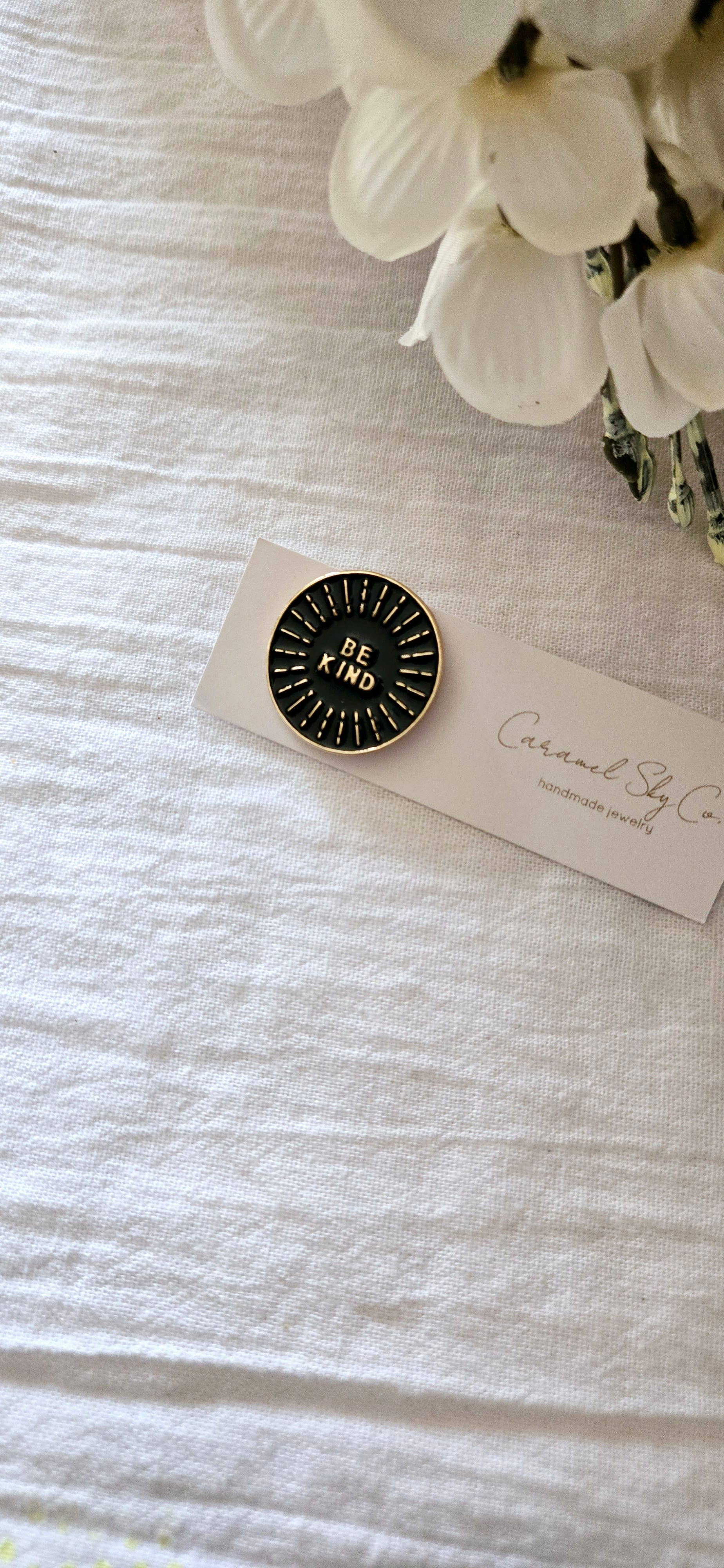 Be Kind Enamel Pin, Lapel Pin, Christian Jewelry