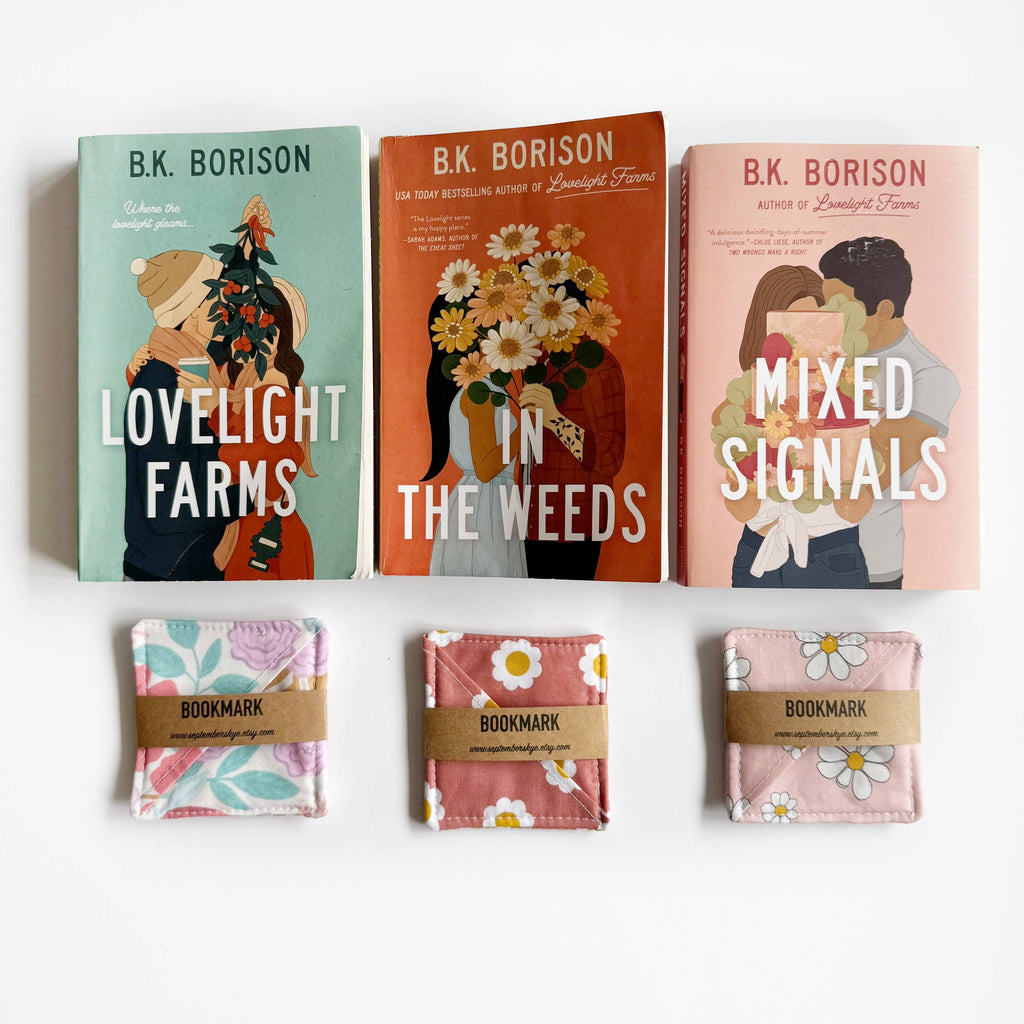 Corner Bookmark - book lover gift - various patterns