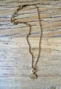 Peace Dove Circle Necklace