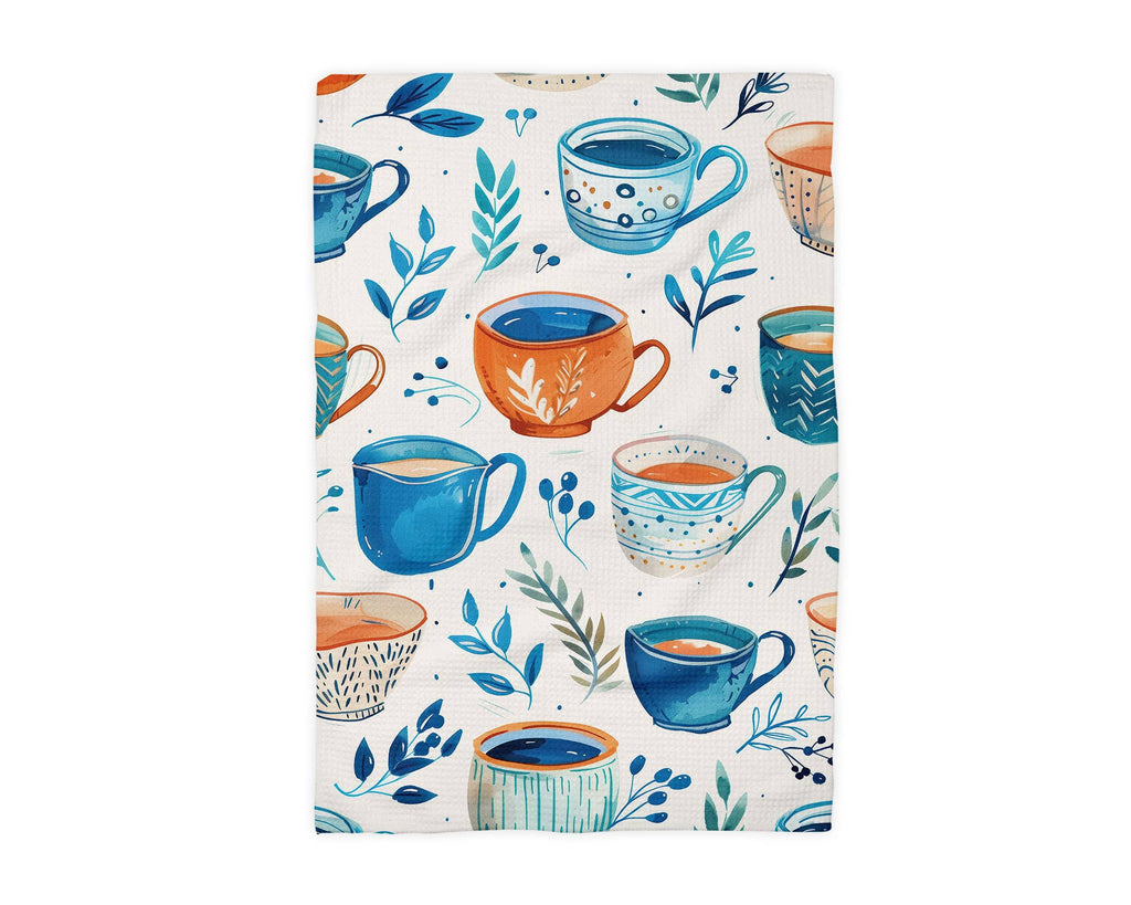 Tea Cup Room Shop Teacup Coffee Waffle Kitchen Towel Dish