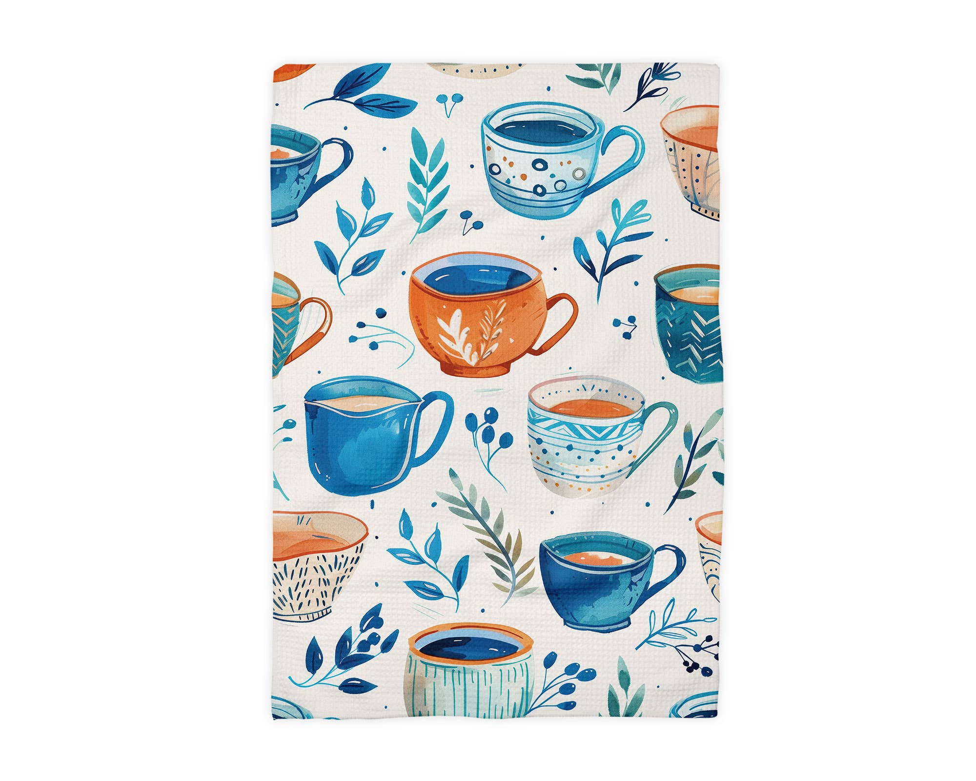 Tea Cup Room Shop Teacup Coffee Waffle Kitchen Towel Dish