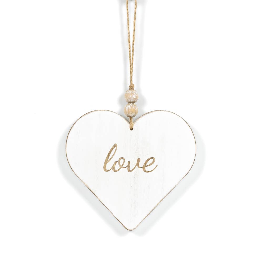 5x5 rvs wd orn (LOVE) ntrl/wh  VALENTINE EVERYDAY