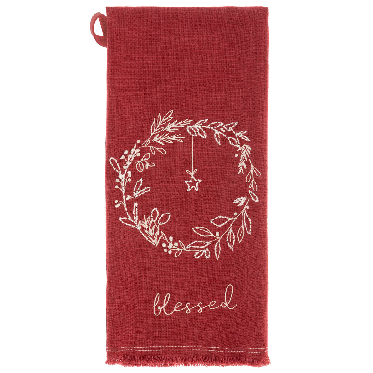 Embroidered Cotton Tea Towels