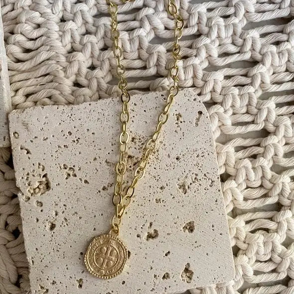 Necklace - Six Pence 18 inch