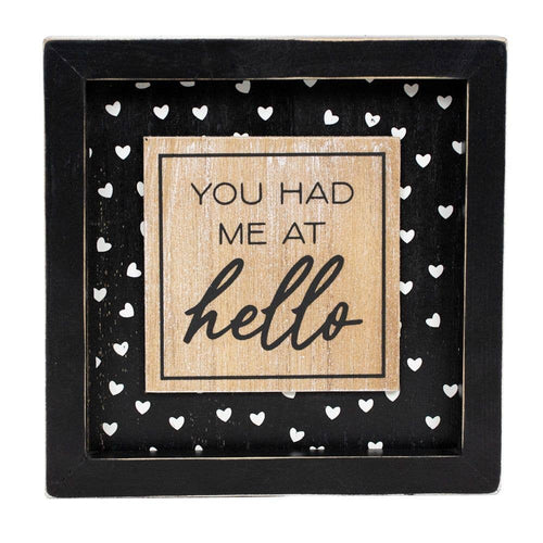 7x7 rvs wood frame sign (DIBS/HELLO)  Wedding Decor