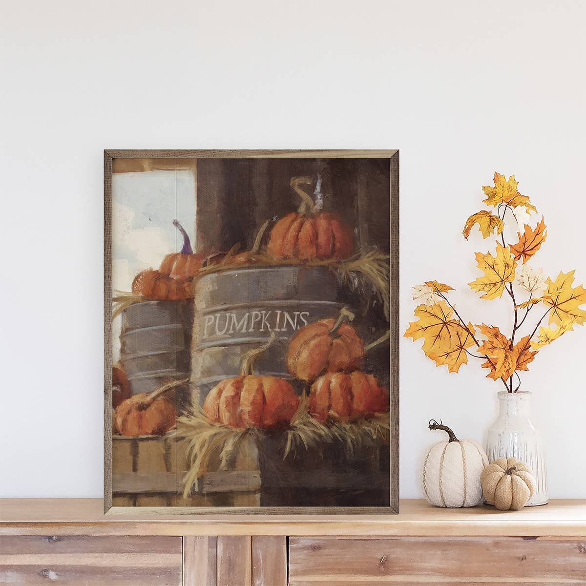 Vintage Pumpkins 3 Cans