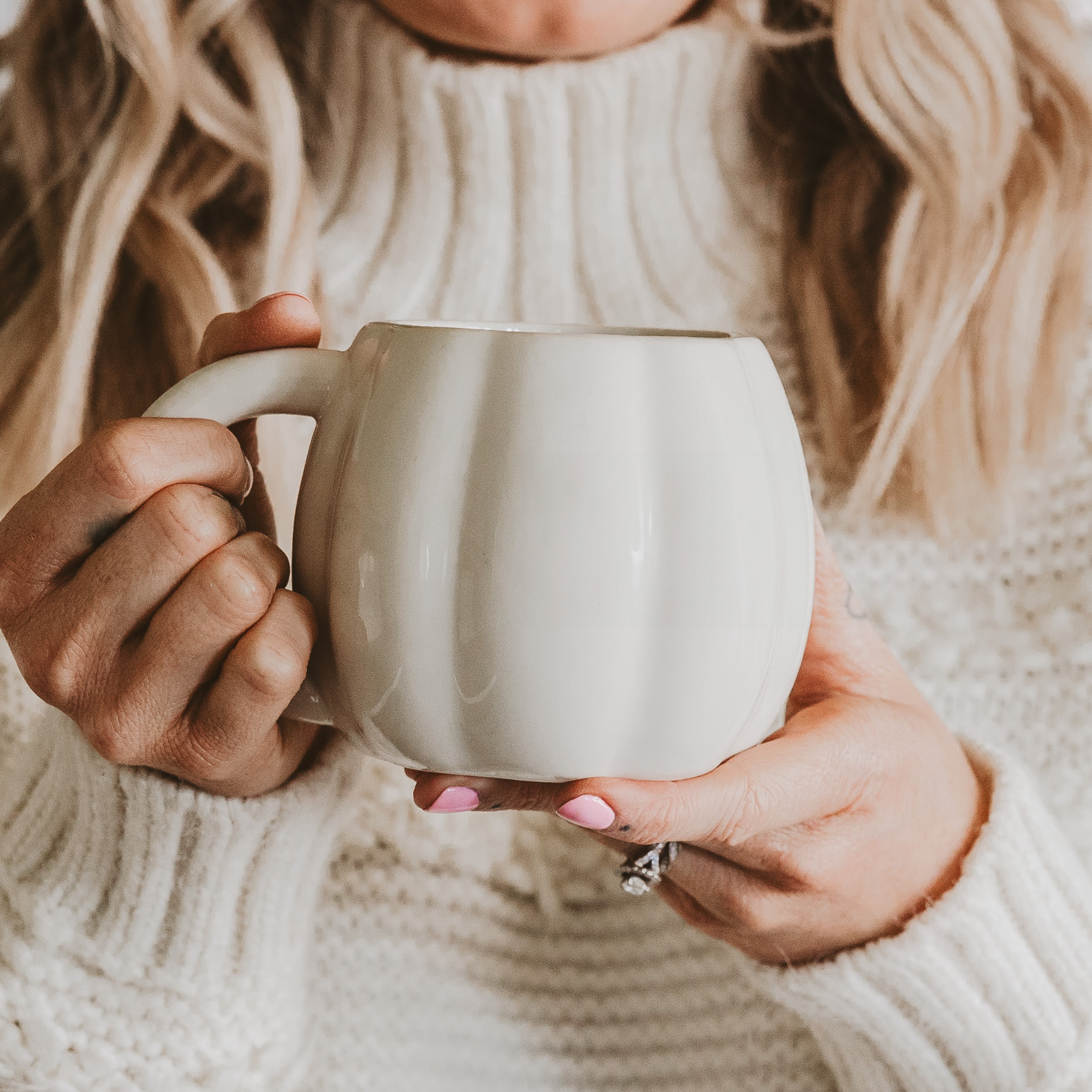 Cream Pumpkin Coffee Mug - Cream