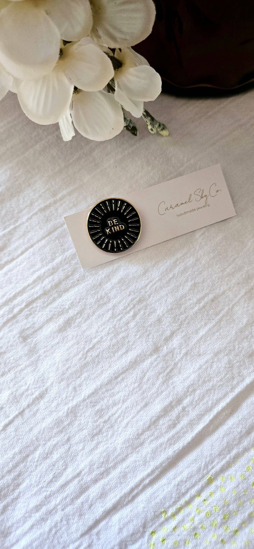 Be Kind Enamel Pin, Lapel Pin, Christian Jewelry