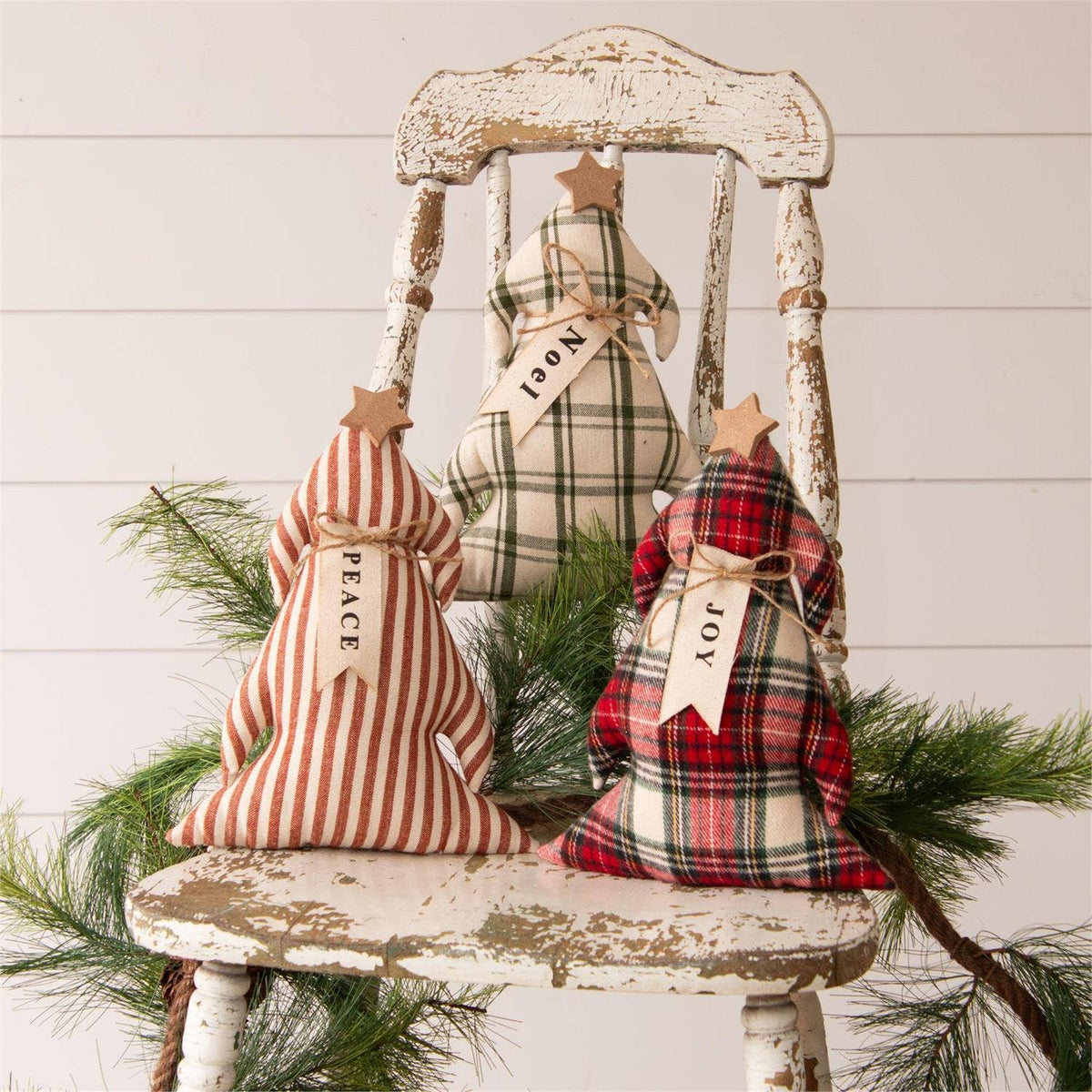 Mini Pillows - Trees with holiday words