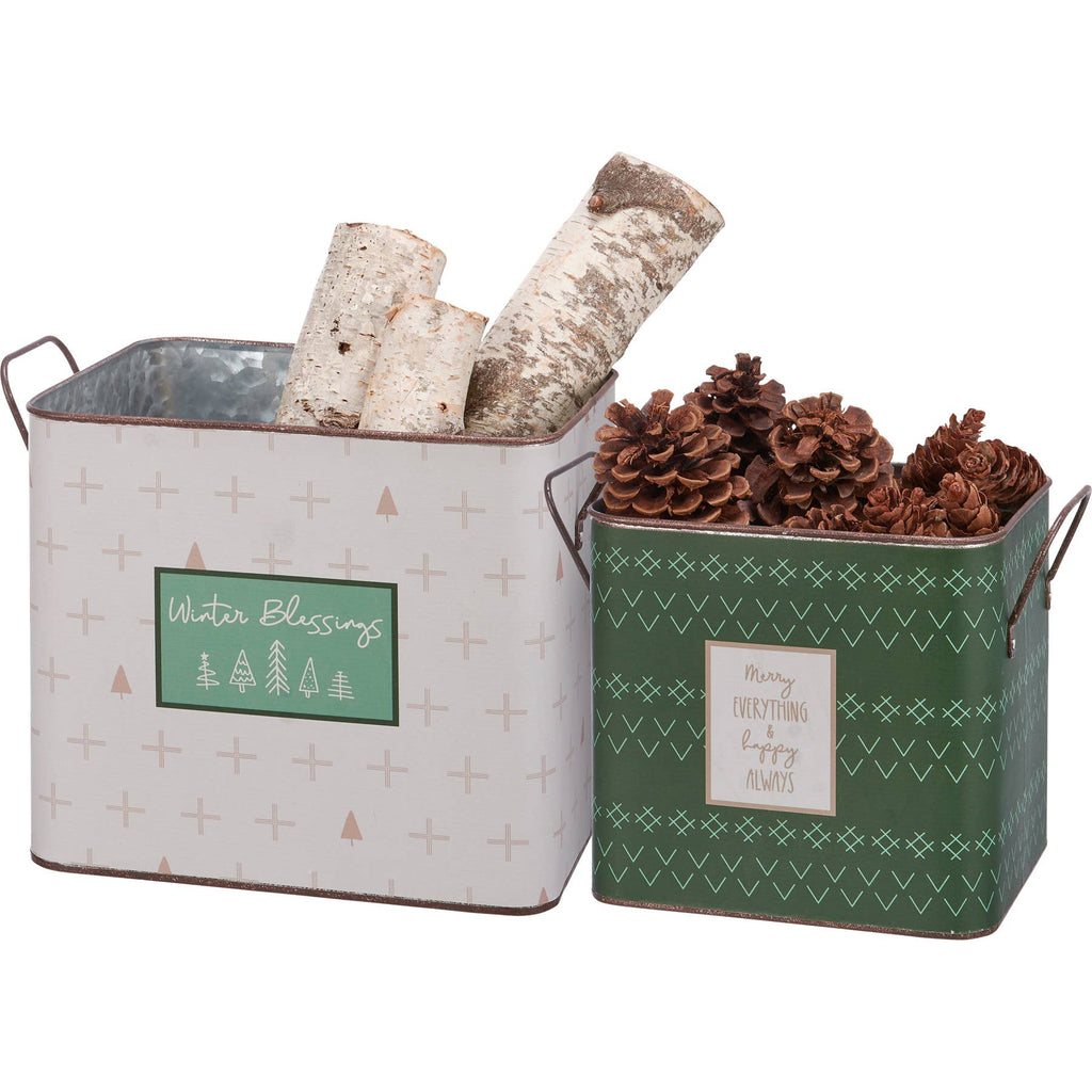 Green Merry Everything Bin