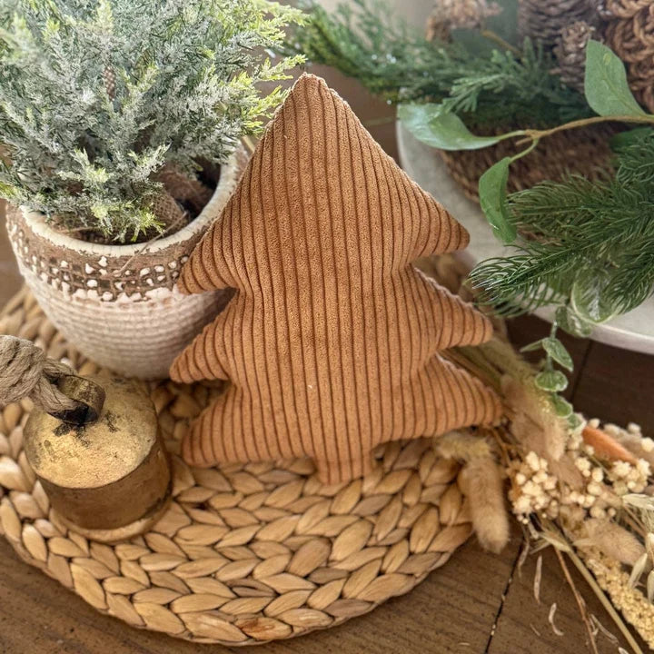 Corduroy Christmas Tree - small - cream or tan