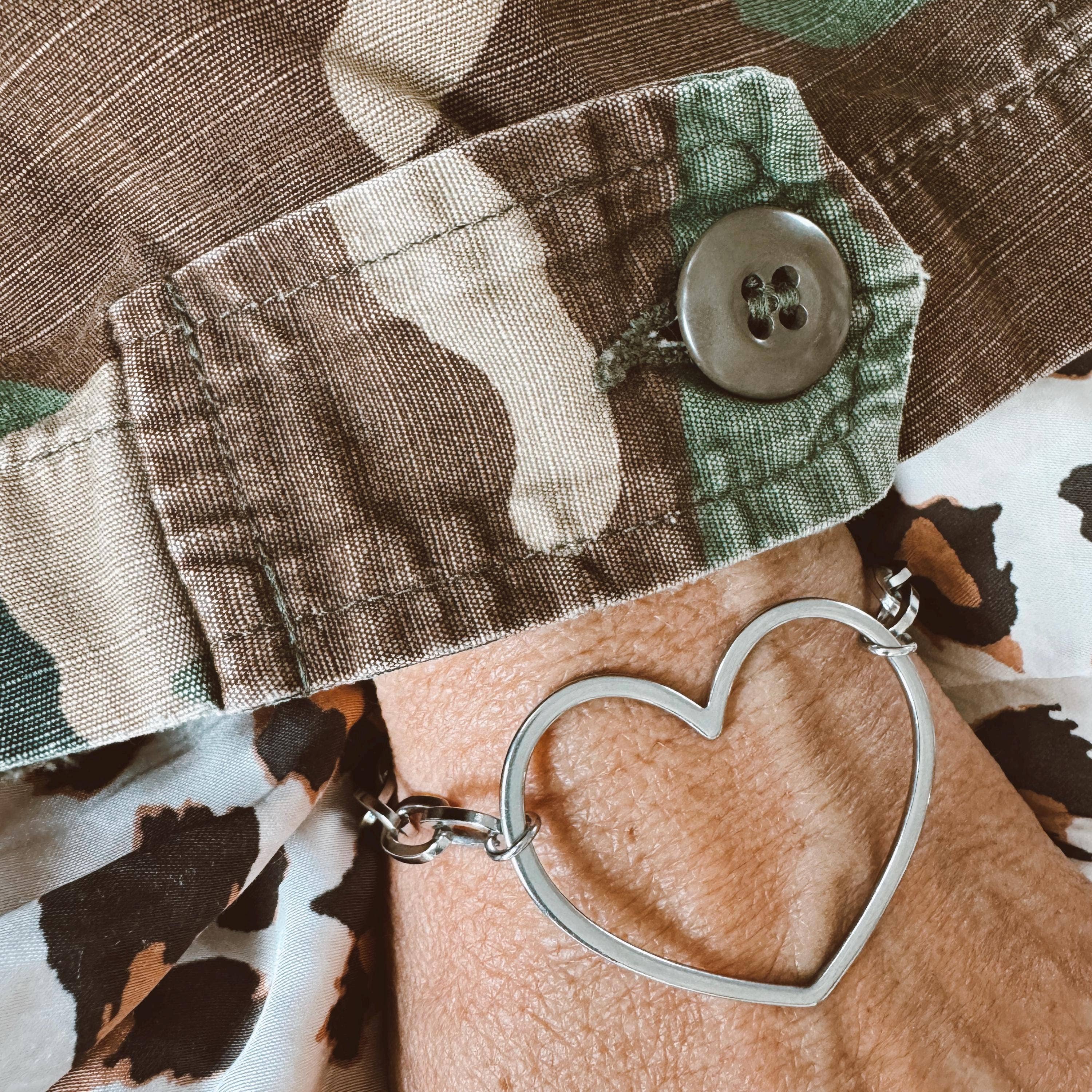 Large Open Heart Bracelet