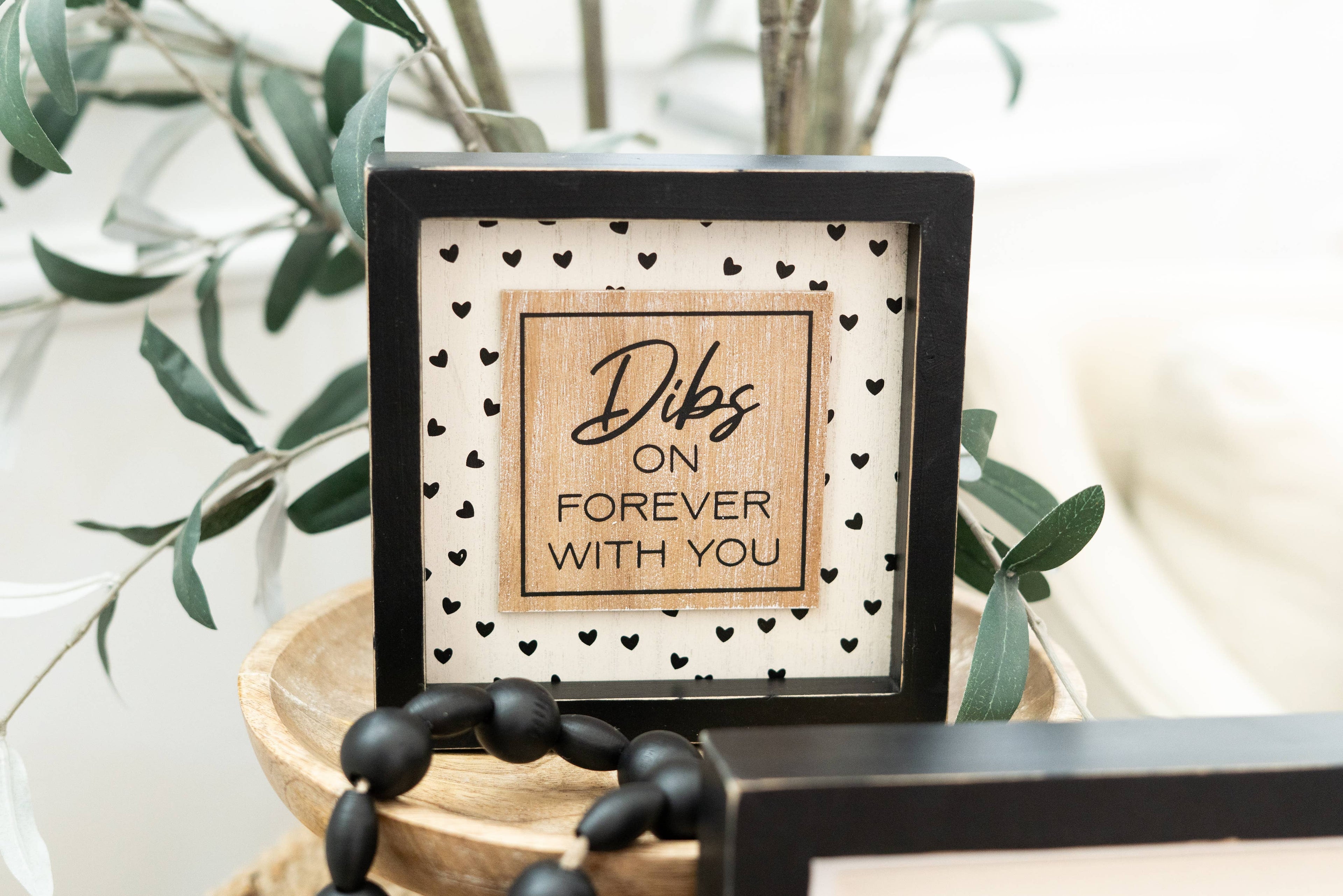 7x7 rvs wood frame sign (DIBS/HELLO)  Wedding Decor