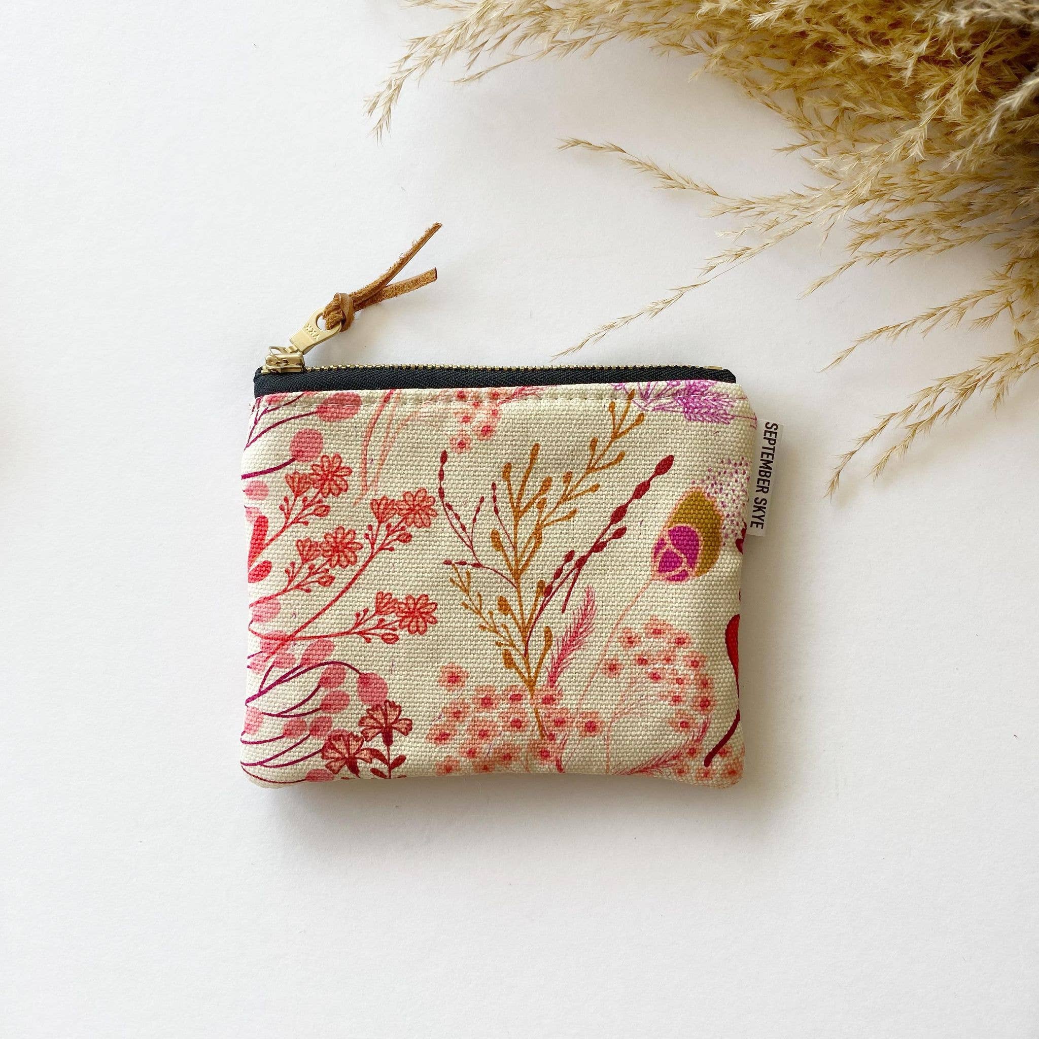 Small square pouch in rifle paper - two options available