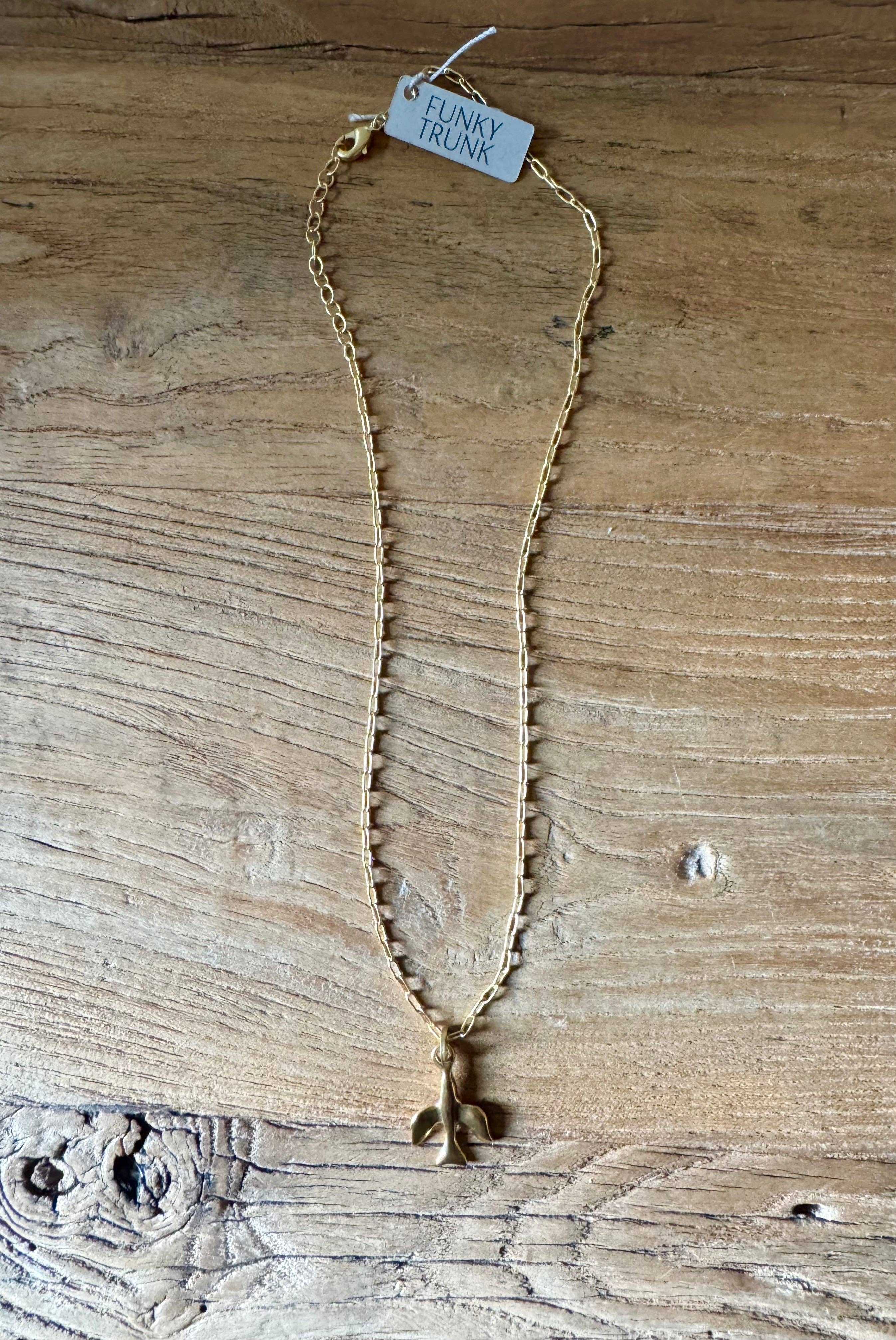 Peace Dove Necklace - Gold