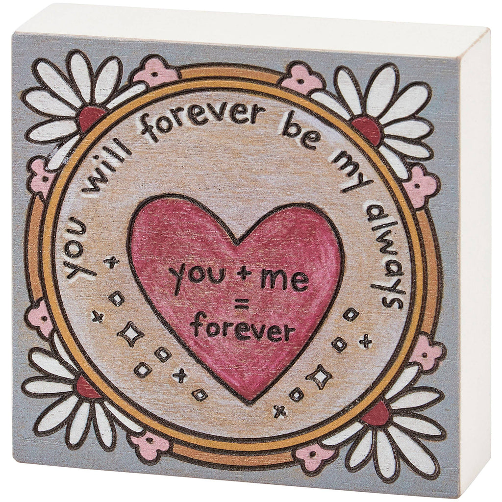 Forever Block Sign