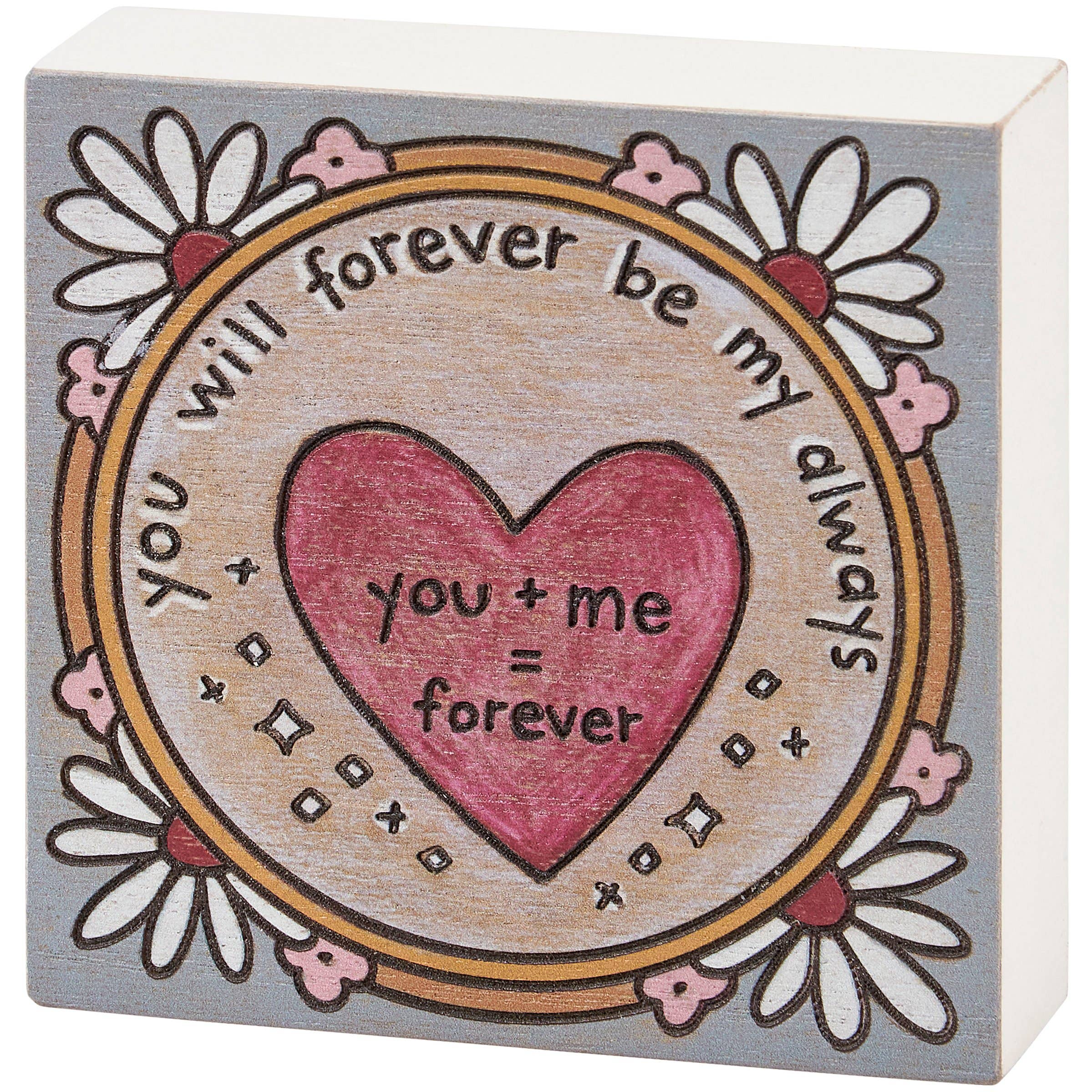 Forever Block Sign