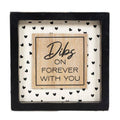 7x7 rvs wood frame sign (DIBS/HELLO)  Wedding Decor