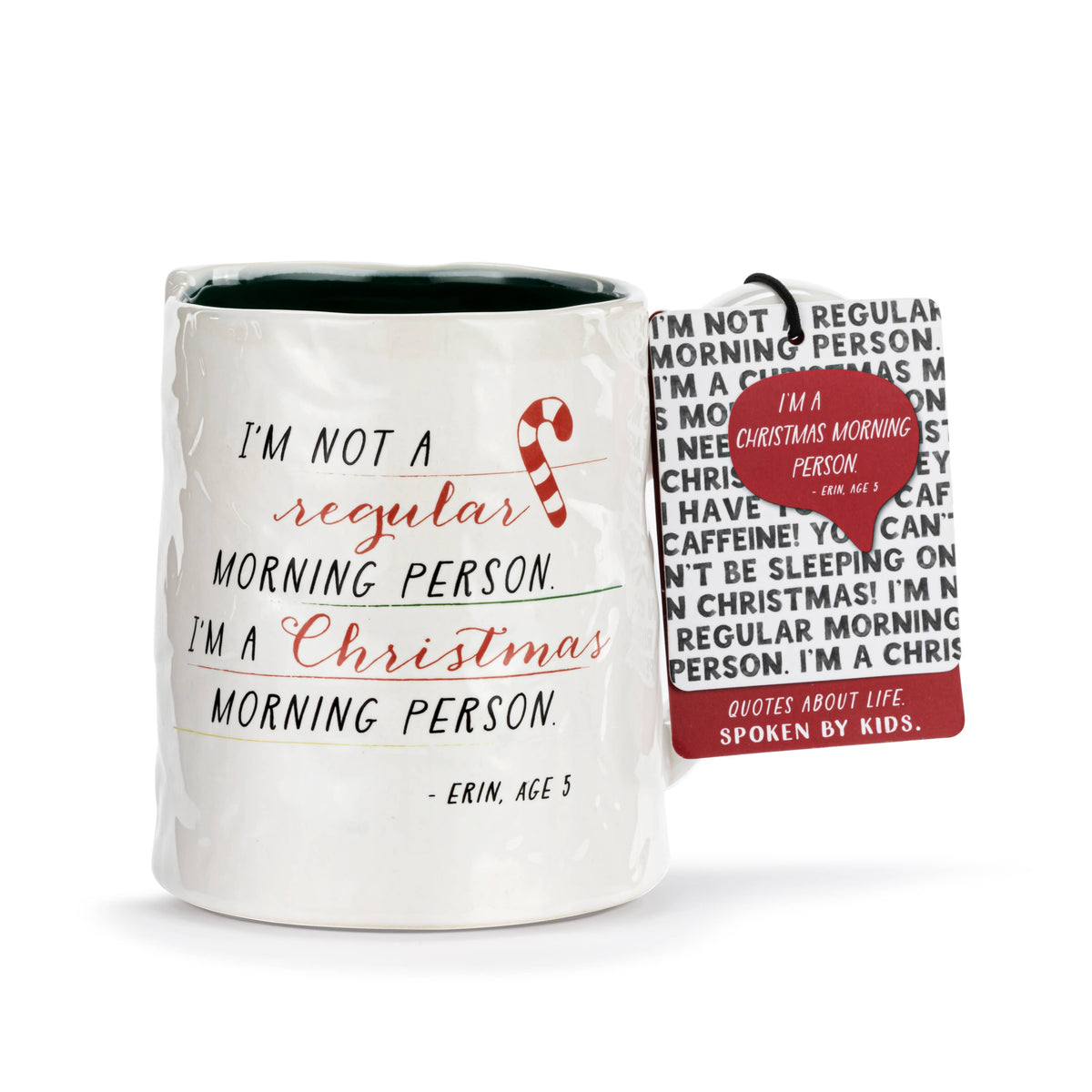 Christmas Morning Person Ceramic Notepaper Mug - 14oz