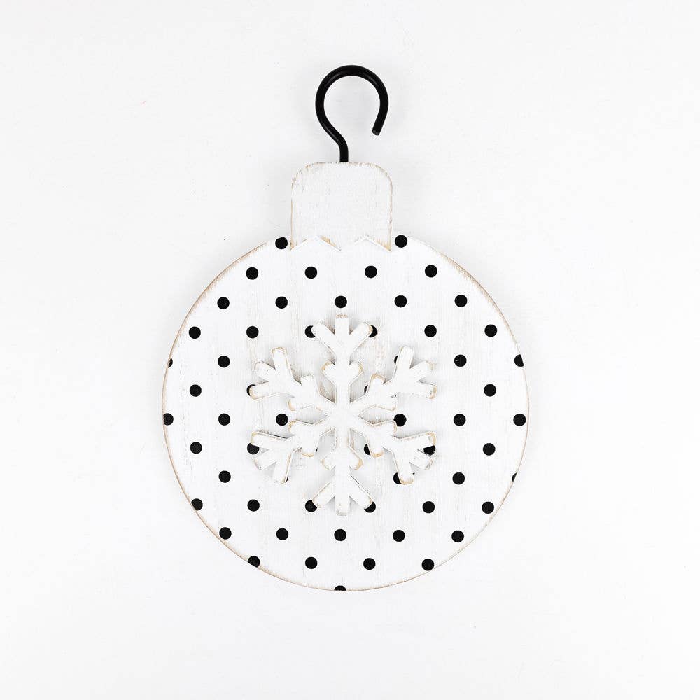 5x5 holiday ornament (SNOWFLAKE)