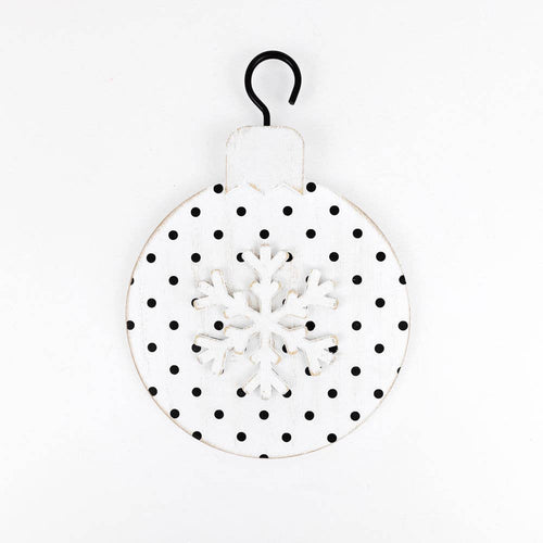 5x5 holiday ornament (SNOWFLAKE)