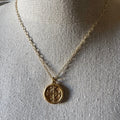 Necklace - Serenity Prayer gold 18 inch