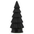 Tall Black Matte Ridged Tree