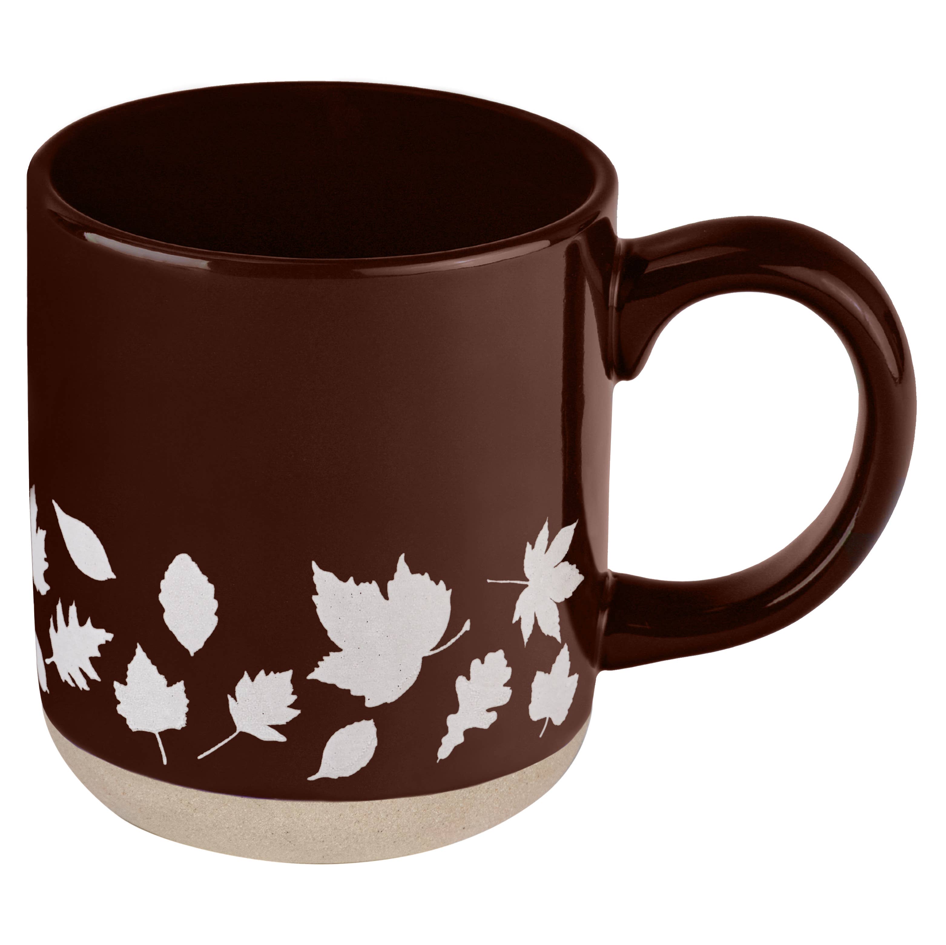 *NEW* Brown Fall Leaves Stoneware Mug - Fall Decor & Gifts