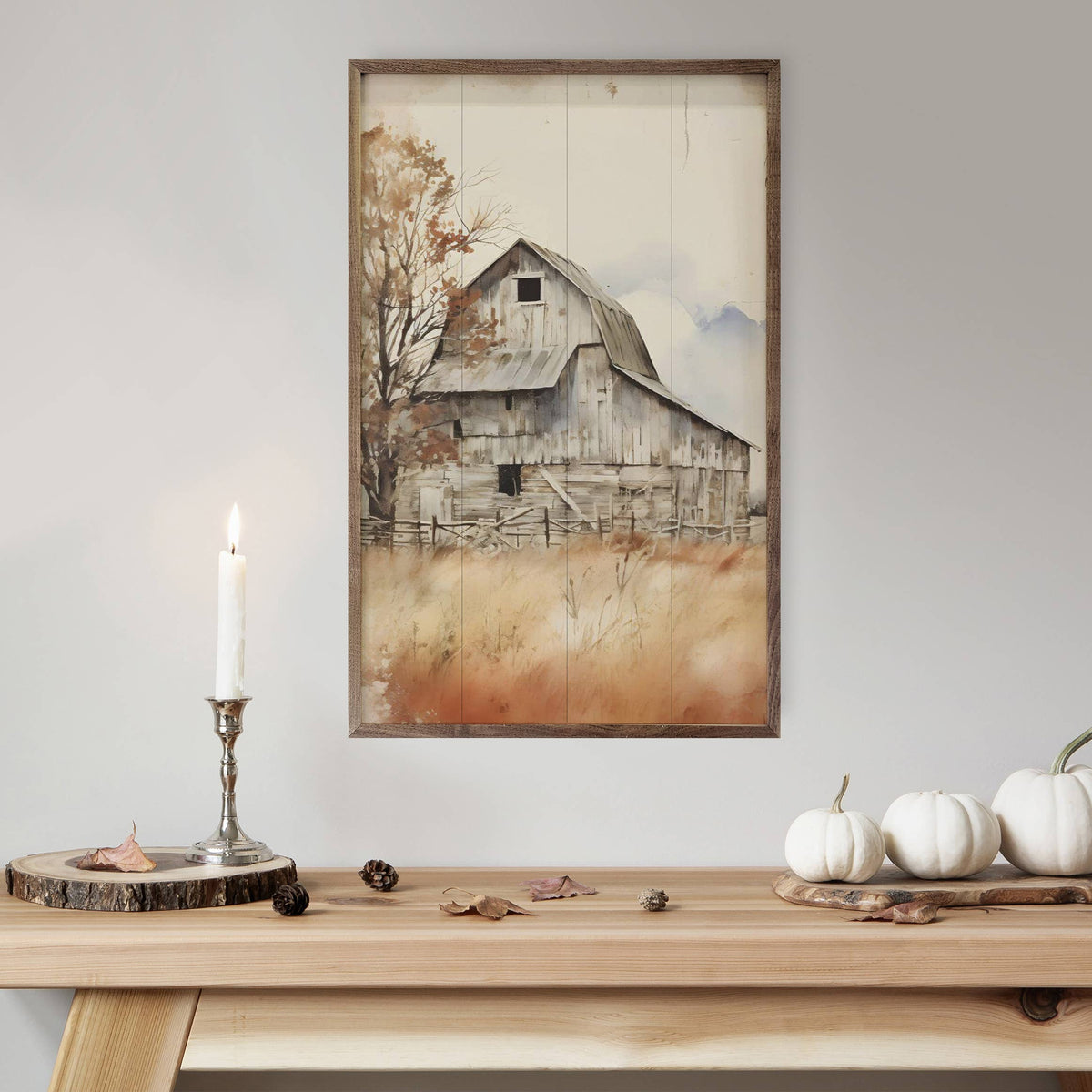 Rustic Barn in Fall