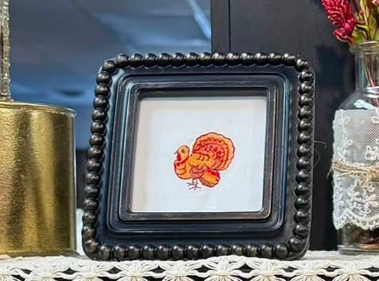 Embroidered Turkey Stitching