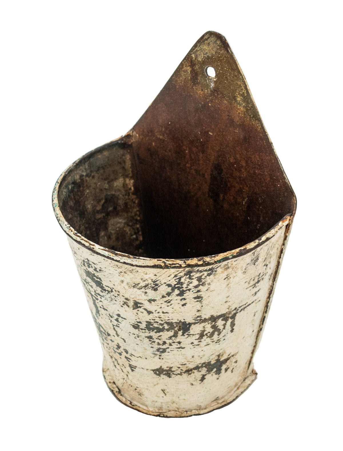 Metal Wall Planter - Cream