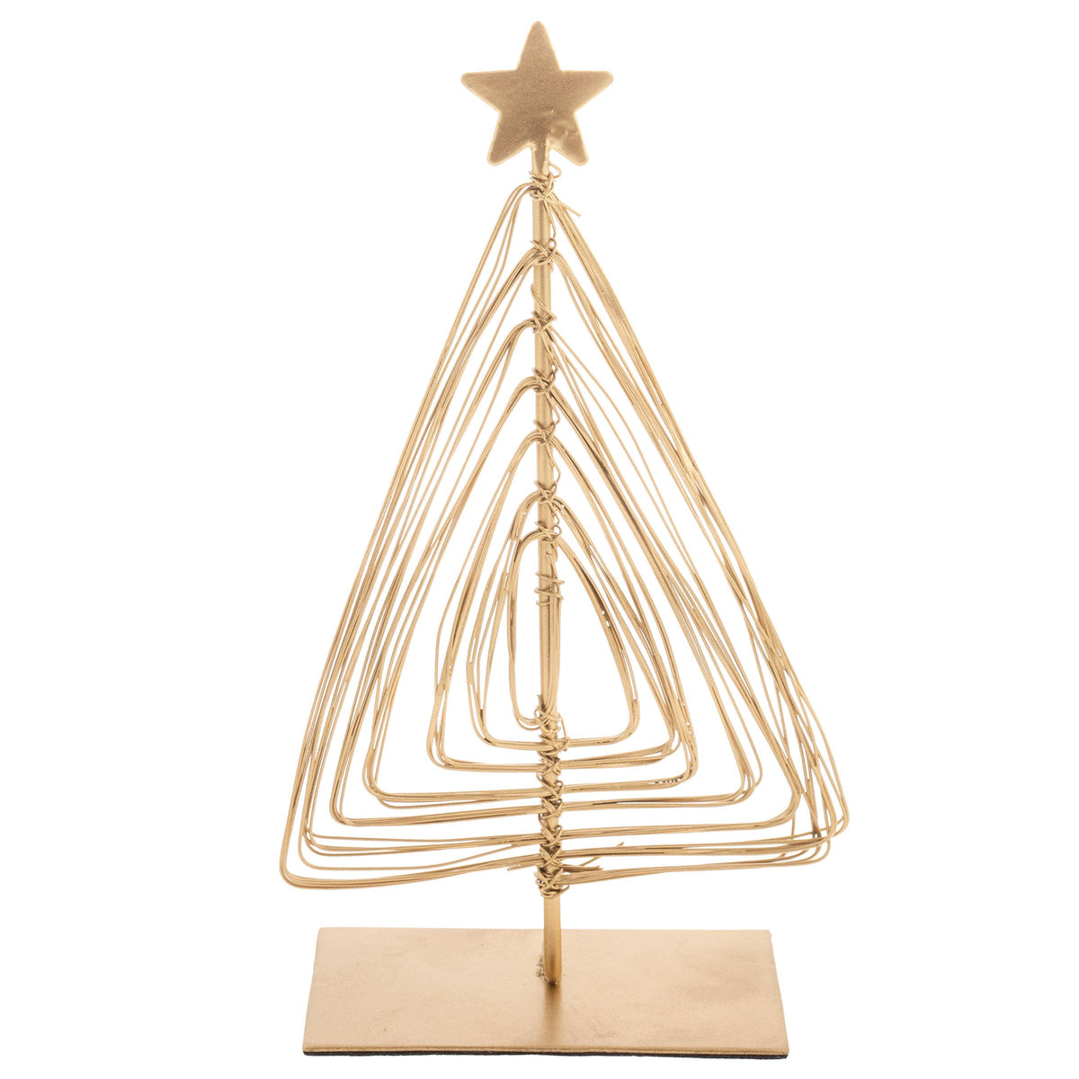 Spiral Wire Flat Trees