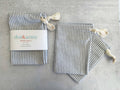Linen Bread Bags, set of two