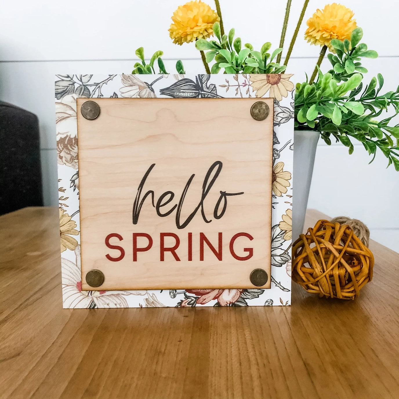 Mini Block Tiered Tray Signs