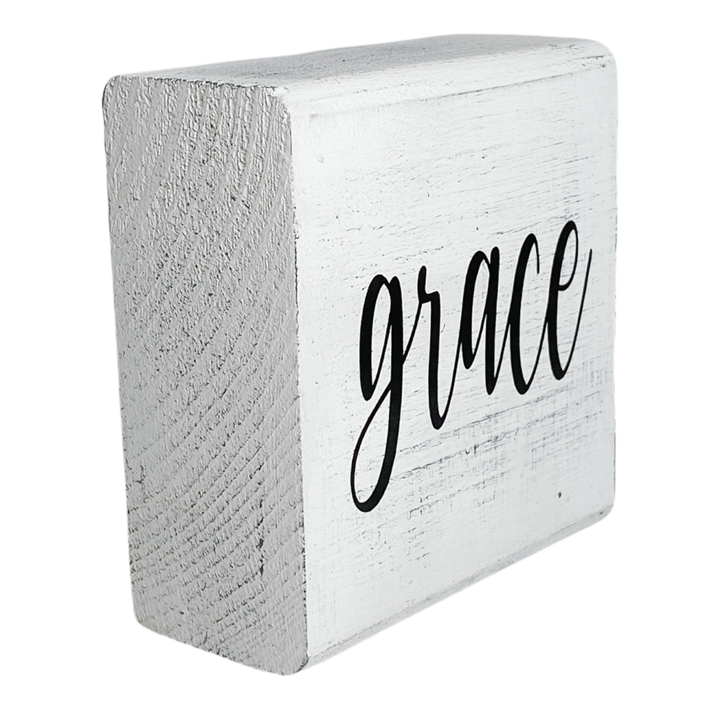 Grace Block Sign