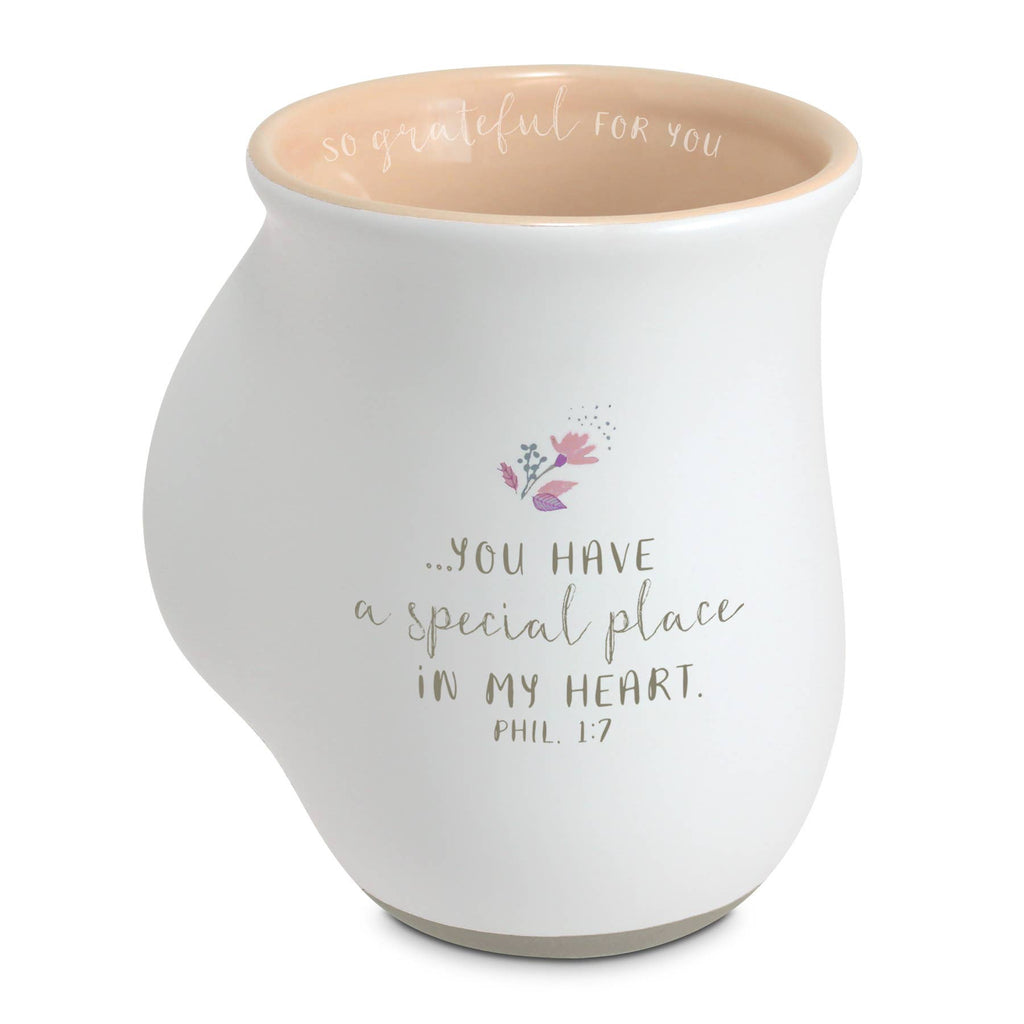 LCP Handwarmer Mug So Grateful White 18Oz