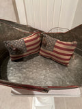 Flag hanging pillows