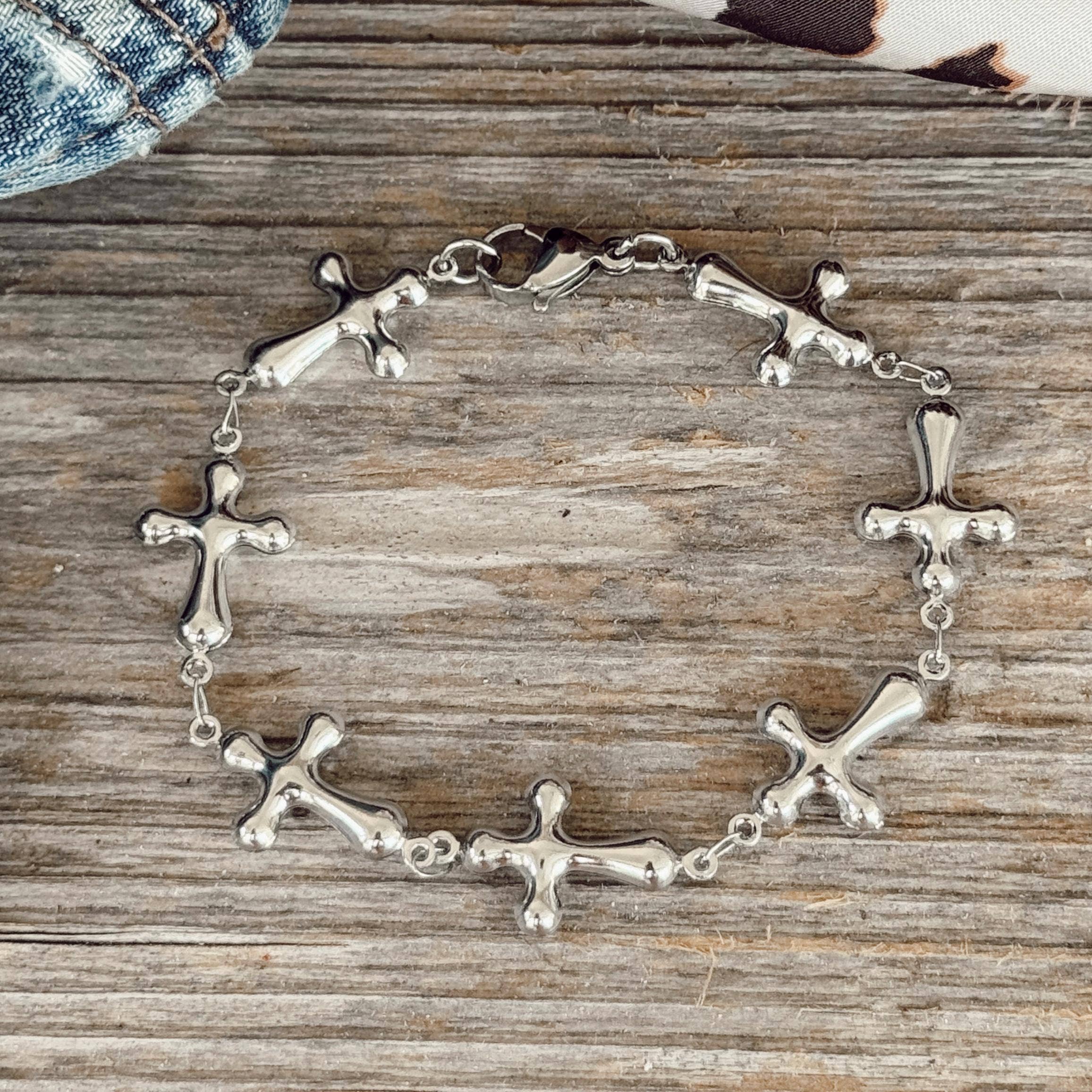 Cross Chain Bracelet