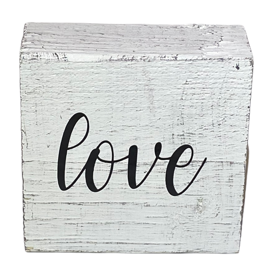 Love Wood Sign